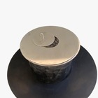 Kit Queimador Para Lareira Redondo 30 Cm E Champanheira/porta