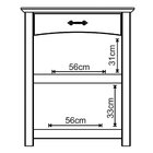 Kit Rack Para Tv De Até 60' E Aparador 100% Madeira Belinda C