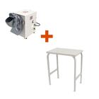 Kit - Ralador De Queijo E Coco 3 Discos Rq-01 220v + Mesa Mes