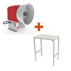 Kit - Raspador De Coco Brc-50 Bivolt + Mesa Mes-100 - Braesi