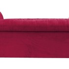 Kit Recamier Bau Egeo 120x51 Puff Retrô Luís Xv Vinho