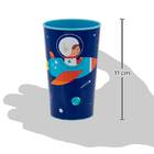 Kit Refeição Infantil Com 2 Pratos E Copo Astronauta - Buba