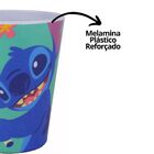 Kit Refeição Infantil Melamina Stitch Disney 3 Peças Prato, T