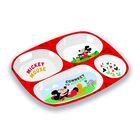 Kit Refeição Infantil Mickey Mouse Disney 4 Peças Melamina Pr