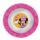 Kit Refeição Infantil Minnie 4 Peças Melamina Prato, Tigela,