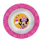Kit Refeição Infantil Minnie Disney 6 Peças Prato, Tigela, Co