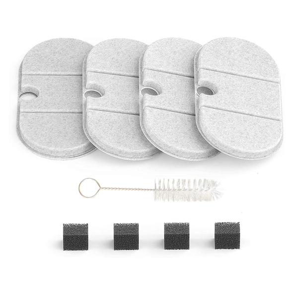 Kit Refil 4 Filtros Fonte Água Bebedouro Pet Gato Cão Madog