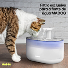 Kit Refil 8 Filtros Fonte Água Bebedouro Pet Gato Cão Madog