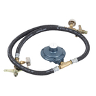 Kit Registro P13 7kg/h com Válvula e Mangueira 50cm Maqenge