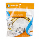 Kit Regulador de Gás GLP 1 Kg/h com Registro e Mangueira 125cm Vinigás