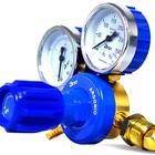 Kit Regulador P/ Cilindros De Argônio + Válvula De Topo P/ Ci