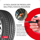 Kit Reparo De Pneus Furado Macarrão Para Carro E Moto Sem Câm