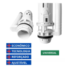 Kit Reparo Mecanismo Completo Caixa Acoplada Para Vaso Incepa