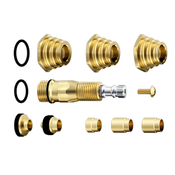 Kit Reparo Universal Salva Registro Facil 10 Em 1 Metal