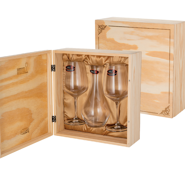 Kit Riedel 2 Taças Cabernet Sauvignon + Decanter + Caixa