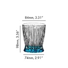 Kit Riedel Gift 2 Copos Whisky Fire + Caneta Crown + Caixa Az