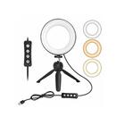 Kit Ring Light Iluminacao Profissional Com Tripe Youtuber Fot