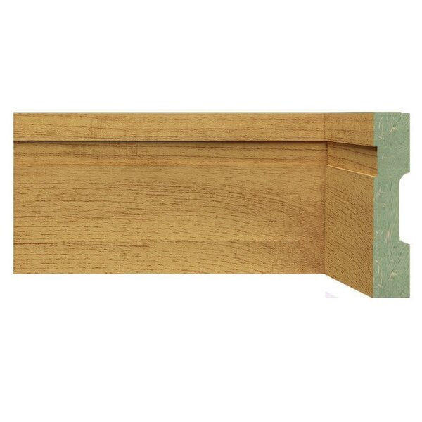 Kit Rodapé De Mdf 10 Barras Frisadas De 10cmx2,40m Rende 24 M