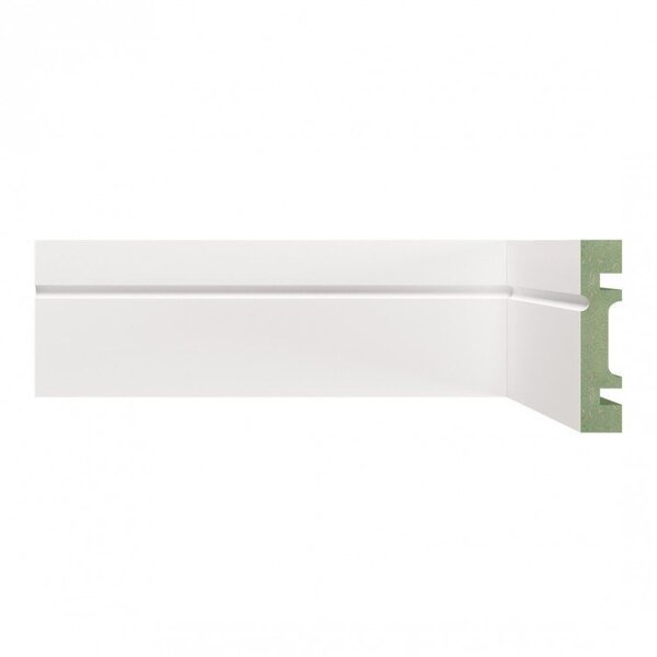 Kit Rodapé De Mdf 10 Barras Frisadas De 7cmx2,40m Rende 24m