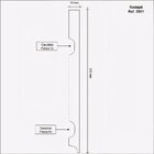 Kit Rodapé De Mdf 15 Barras Lisas De 20cm X 2,40m Rende 36 Me