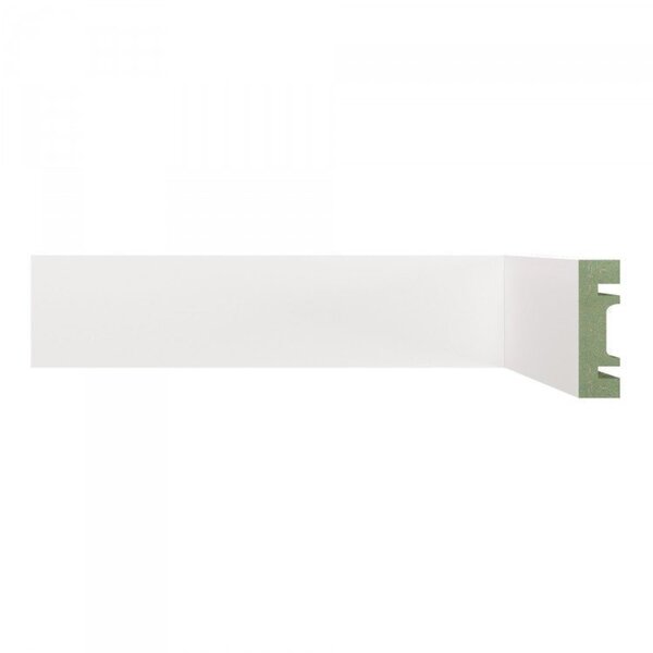 Kit Rodapé De Mdf 15 Barras Lisas De 5cmx2,40m Rende 36 Metro
