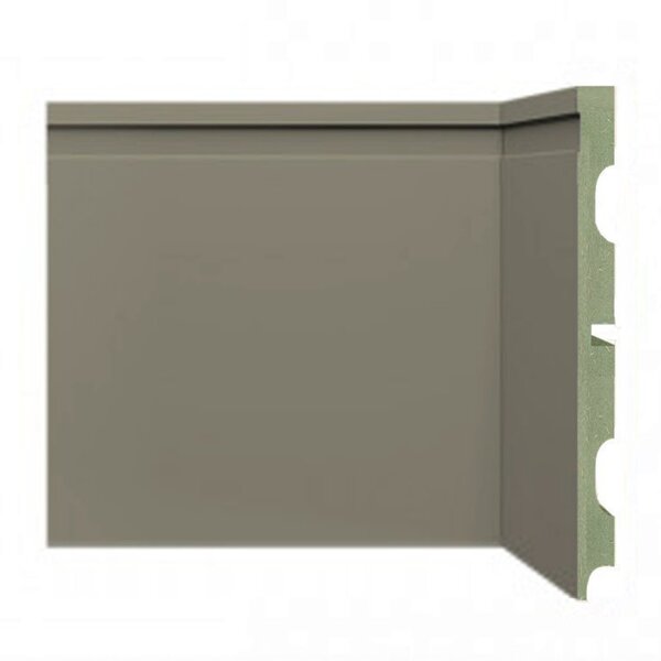 Kit Rodapé De Mdf 20 Barras Frisadas 20cm X 2,40m Rende 48 Me