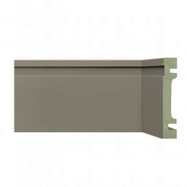 Kit Rodapé De Mdf 3 Barras Frisadas De 10cm X 2,40m Rende 7,2