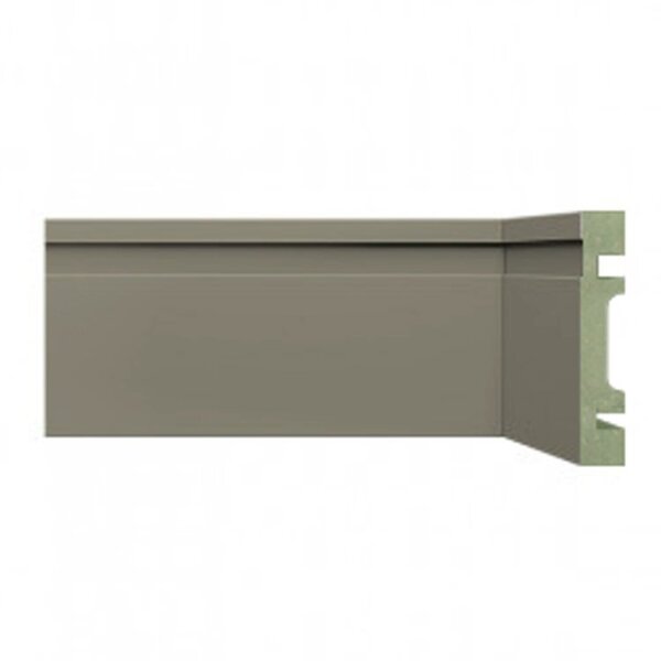 Kit Rodapé De Mdf 3 Barras Frisadas De 7cmx2,40m Rende 7,2m