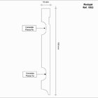 Kit Rodapé De Mdf 40 Barras Frisadas De 15cmx2,40m Rende 96 M