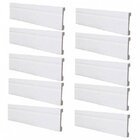 Kit Rodapé De Poliestireno 10 Barras Frisadas De 15cmx2,44m R