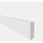 Kit Rodapé De Poliestireno 20 Barras Lisas 3cmx2,00m Rende 40