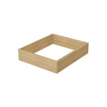 Kit Rodapé Multilinha MDF 10x40x47cm Nature Nesher