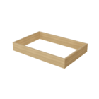 Kit Rodapé Multilinha MDF 10x70x47cm Nature Nesher