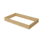 Kit Rodapé Multilinha MDF 10x80x47cm Nature Nesher