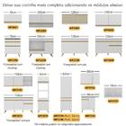 Kit Rodapé Para Balcão Cozinha 150cm Veneza Com Pés Multimóve