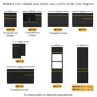 Kit Rodapé Para Balcão Cozinha 150cm Veneza Com Pés Multimóve