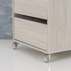 Kit Rodízio com Chapa 40kg Silicone sem Freio 50mm Incolor 4 peças