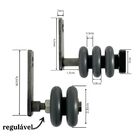 Kit Roldanas Deslizante Soft S/ Rolamento Shopping Da Sacada