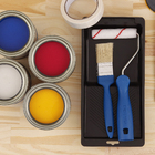 Kit Rolinho 110mm, Pincél, Bandeja,Fita Dexter