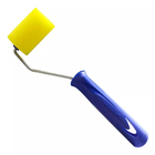 Kit Rolo Pintura Vários Tamanhos Espuma Amarela Cabo Tigre