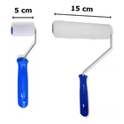 Kit Rolo Pintura Vários Tamanhos Lã Sintética C/ Cabo Tigre