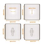 Kit Roseta Avulsa Fechadura Pado Banheiro Inox Polido Rq2