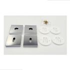 Kit Roseta Avulsa Fechadura Pado Interna Cromada Canto Reto S
