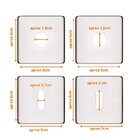 Kit Roseta Avulsa Fechadura Pado Interna Inox Polido Rq2 Crom