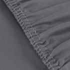 Kit Roupa De Cama Queen 3 Peças 400 Fios Toque Suave Cinza