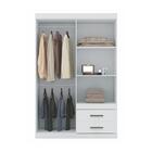 Kit Roupeiro C/ Espelho 4 Portas E Cama C/ Gavetas Atacama