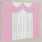 Kit Ruby 5 Pçs Decoração Para Quarto De Menina = Cortina Malh