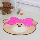 Kit Ruby 5 Pçs Decoração Para Quarto De Menina = Cortina Malh