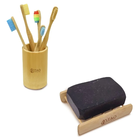 Kit Saboneteira + Porta Escovas