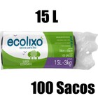 Kit Saco De Lixo 15l Preto C/100 Super Economico(20 Pacotes)